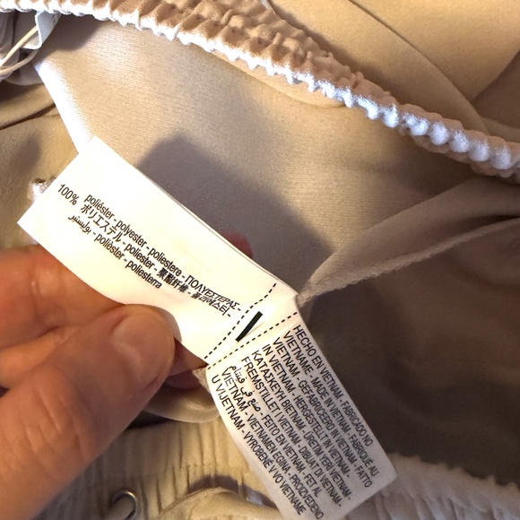 Zara cream fluid pajama like wide leg pants NWT - Picture 11 of 13